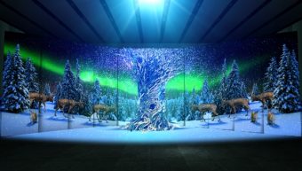 WORLD TRAVEL TREE “AOYAMA”　幻想的な音と映像の7Days　12/20（金）から26 (木)まで ワールド北青山ビルでプロジェクションマッピング