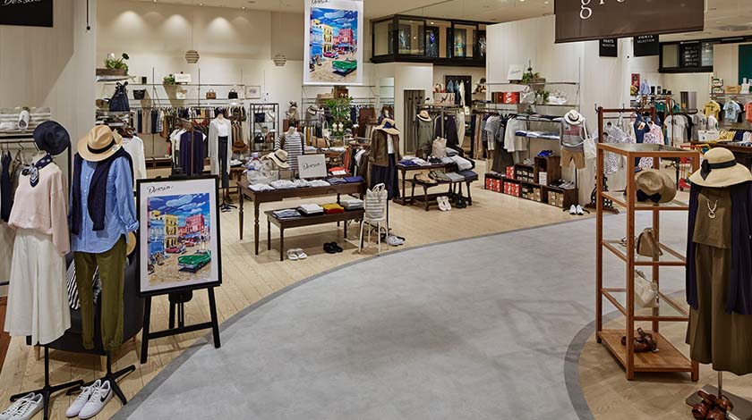 大型ライフスタイルストア「フラクサス広島」の店舗デザイン設計事例
