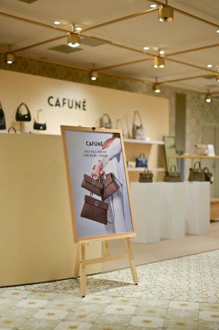 香港発バッグブランド「CAFUNÉ」NEWoMan横浜 期間限定ショップ出店・運営事例