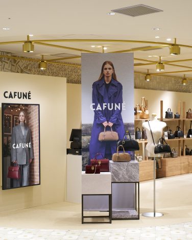 香港発 注目のバッグブランド「CAFUNÉ（カフネ）」2024秋冬 NEWoMan横浜 ポップアップショップ出店・運営事例