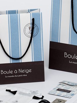 総合ファッションサービスグループ、ワールドグループの雑貨ブランド「Boule a Neige（ブールアネージュ）」のアプリケーションツール、グラフィックデザイン画像