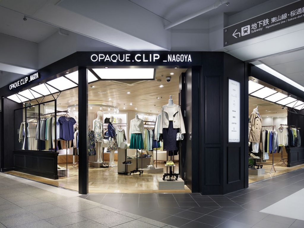 Opaque Clip Nagoya Store Design